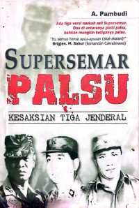 Image of Supersemar Palsu: Kesaksian Tiga Jenderal